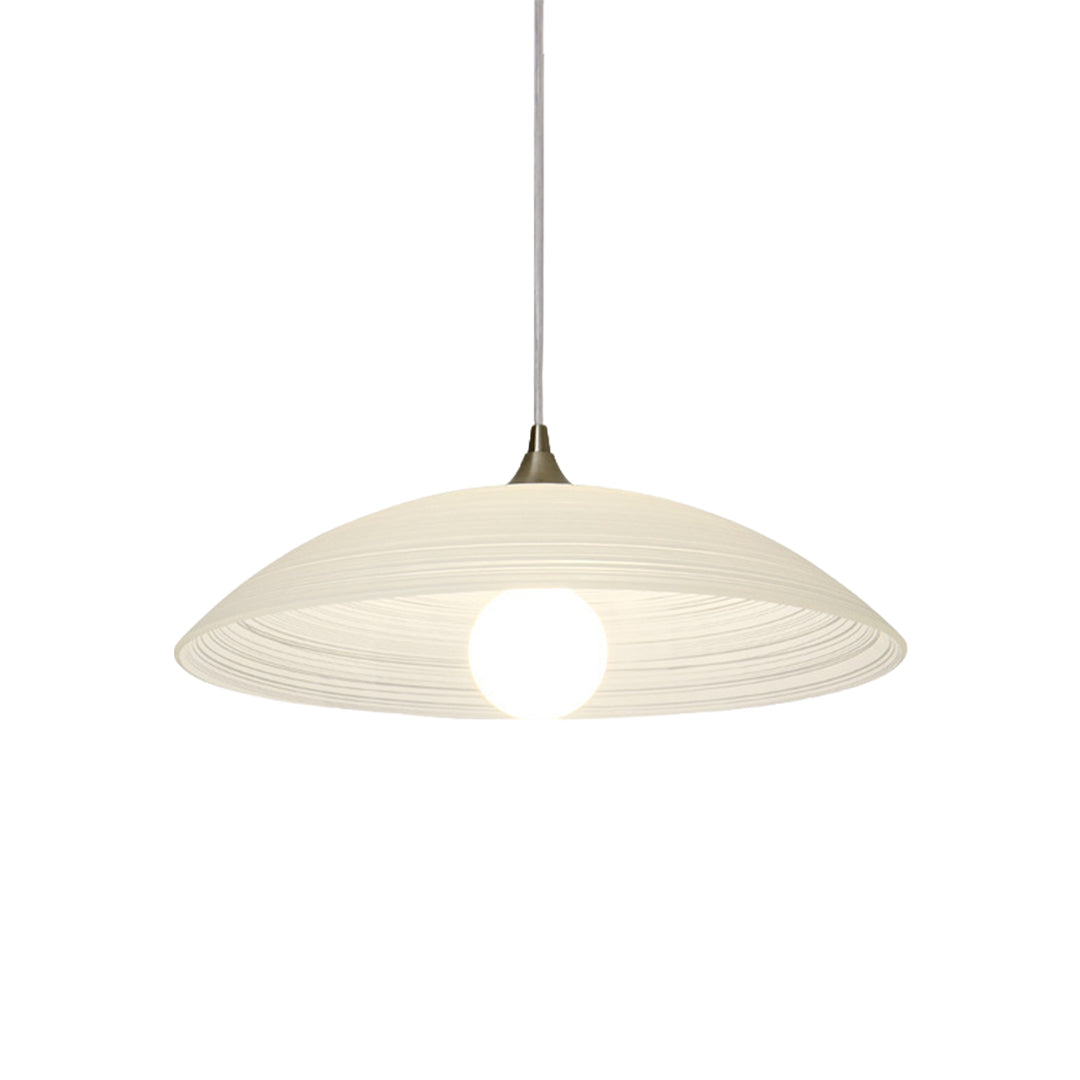 Water Pattern Glass Pendant Light — Iron, E27, 5W LED, Three-Color Dimming, 35cm or 42cm