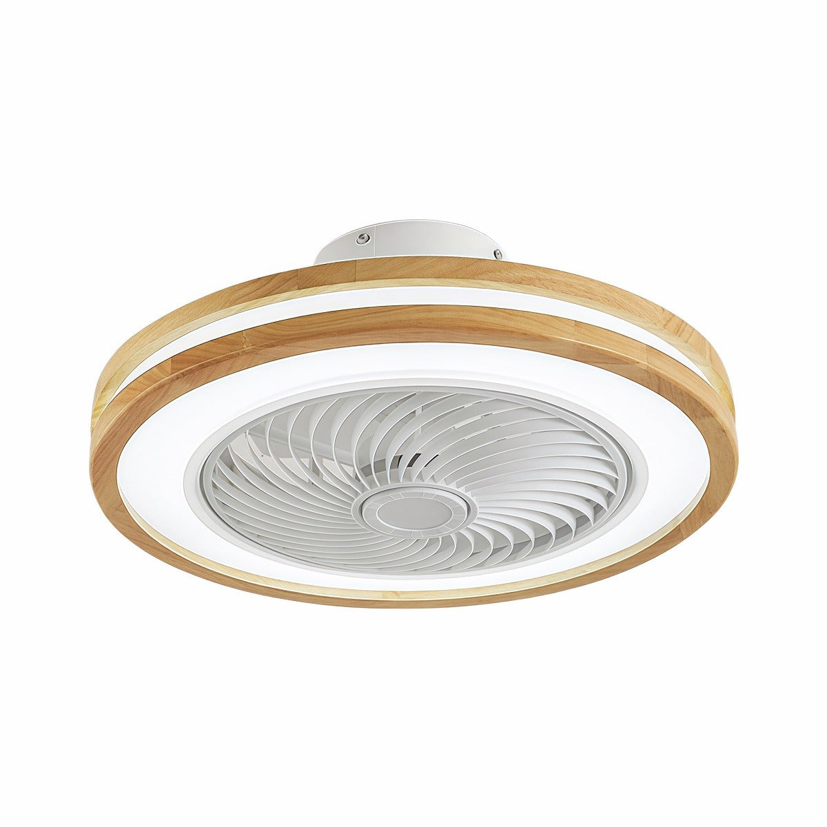 Nordic Modern Bladeless Ceiling Fan with Lights and Remote Control - Three-Level Wind Regulation