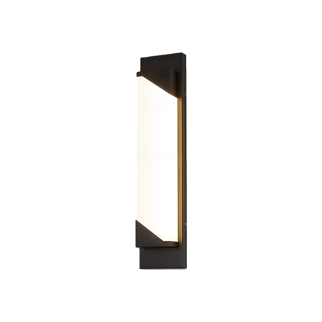 Modern Minimalist Linear Outdoor Wall Light — Stainless Steel, PMMA Shade, Integrated LED, IP54, 6 Size Options