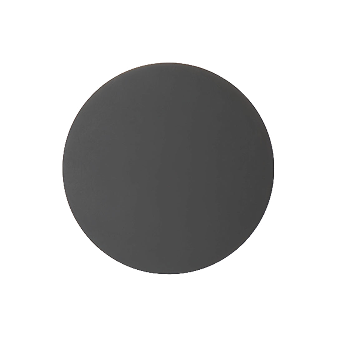 Modern Circular Outdoor Wall Sconce — Die-Cast Aluminum, Acrylic Shade, LED, IP54, 6" or 8"