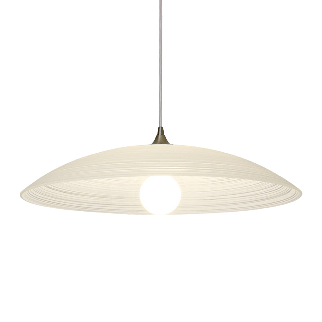 Water Pattern Glass Pendant Light — Iron, E27, 5W LED, Three-Color Dimming, 35cm or 42cm