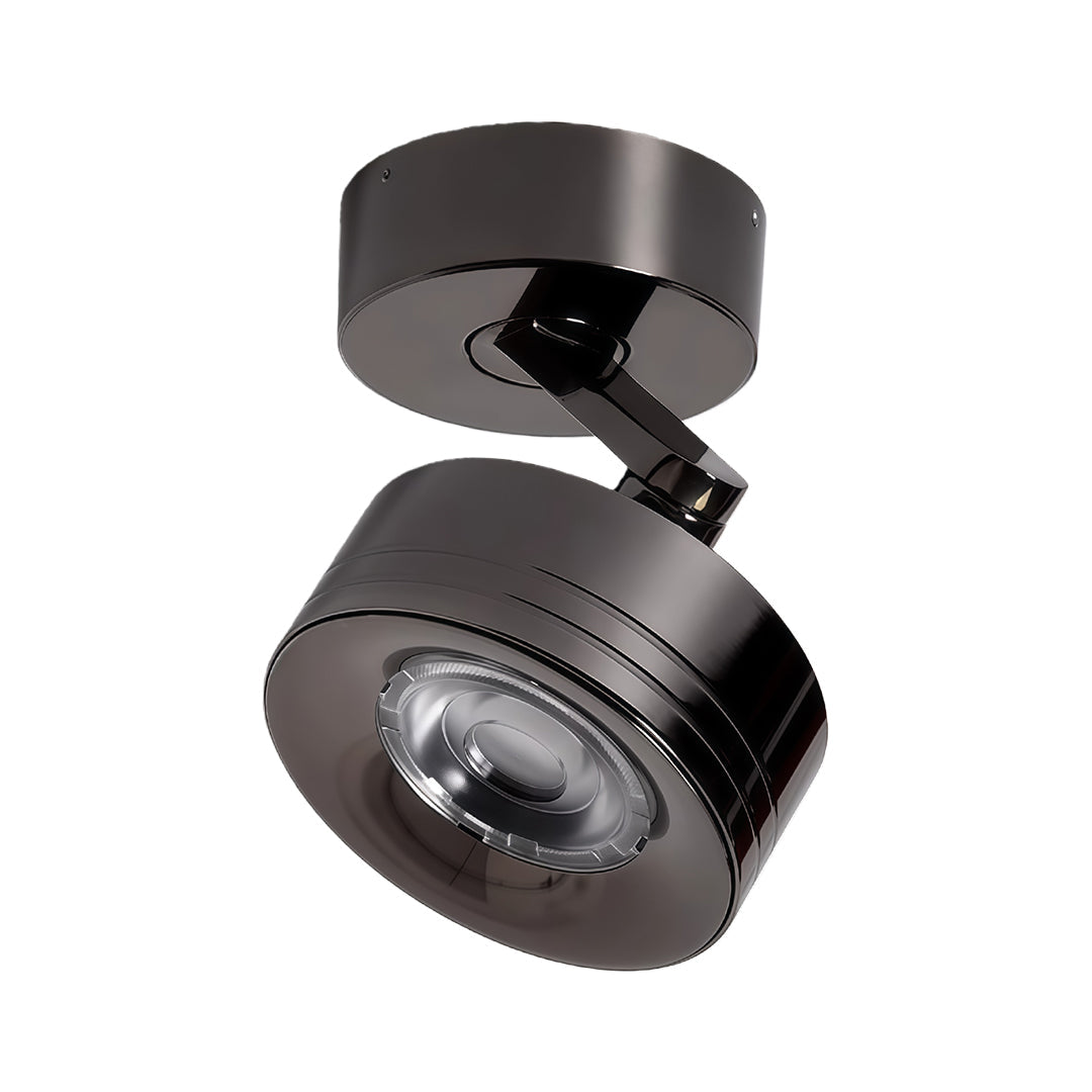 Adjustable LED Surface-Mount Spotlight — Aluminum & Acrylic, 10W, 350° Rotation, Ra98, 3000K / 4000K / 6000K, Black or White