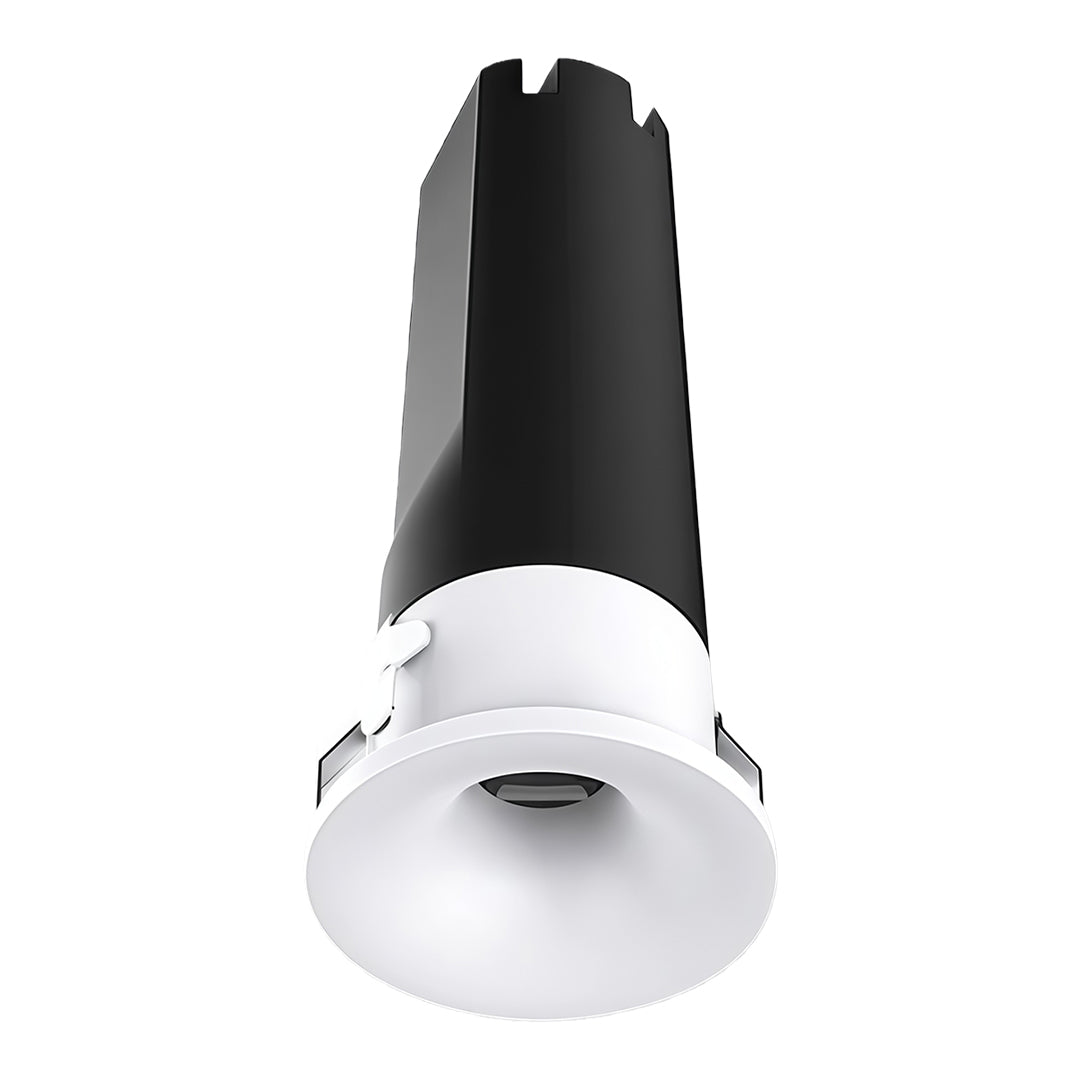Arc-Shaped Mini LED Recessed Spotlight — Aluminum, Deep Anti-Glare, 15° Beam, 6W–7W, 3000K / 4000K / 6000K