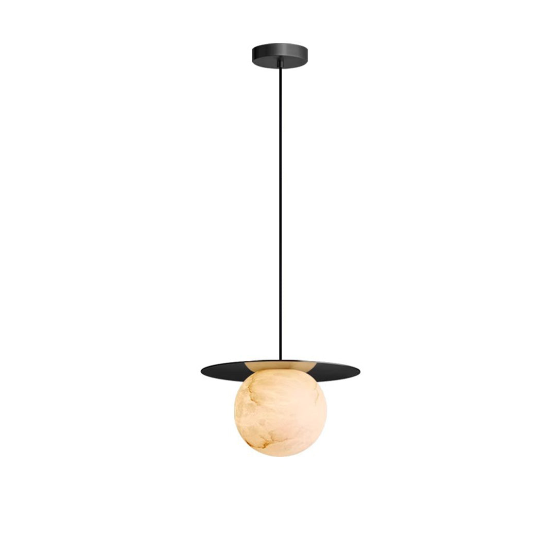 Marble Ball Mini Pendant — Full Copper, Natural Marble Shade, 5W G9, 3000K, Gold or Black