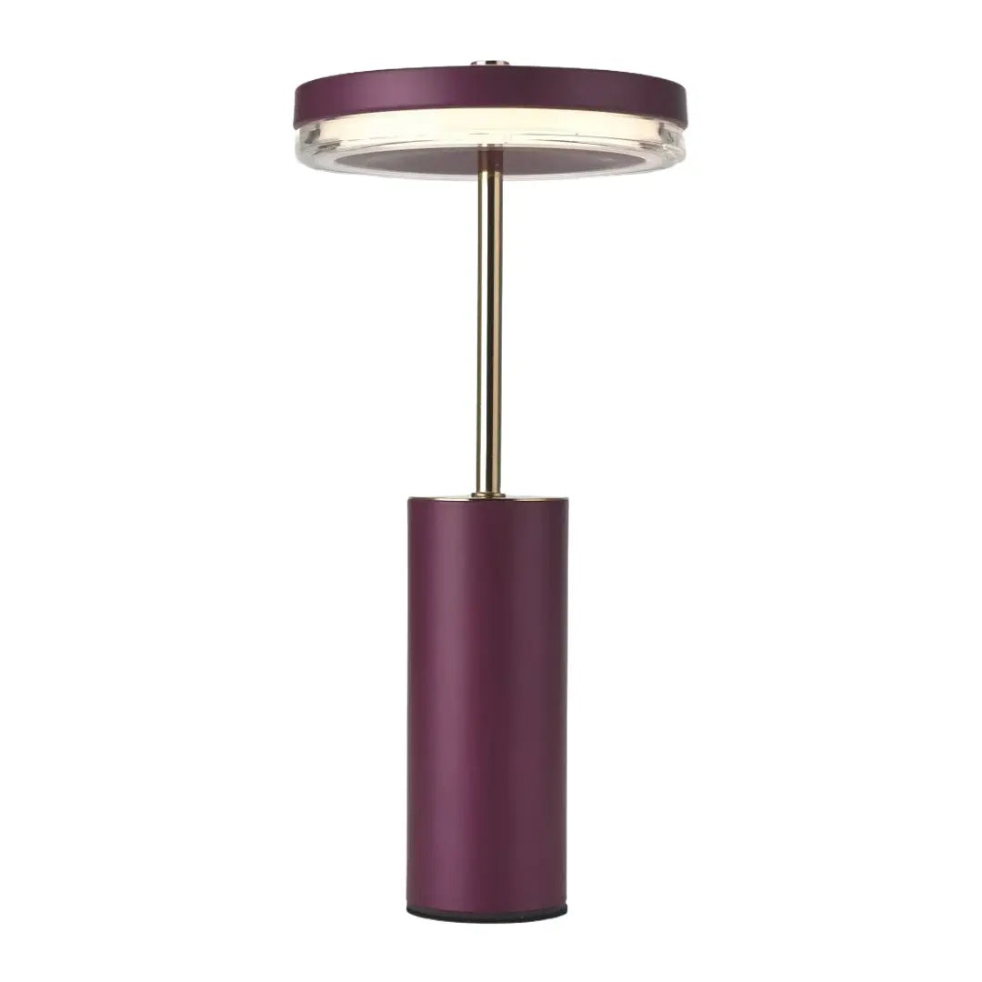 European Style Decorative Cylinder Table Lamps - Metal Lighting Accent Luxe