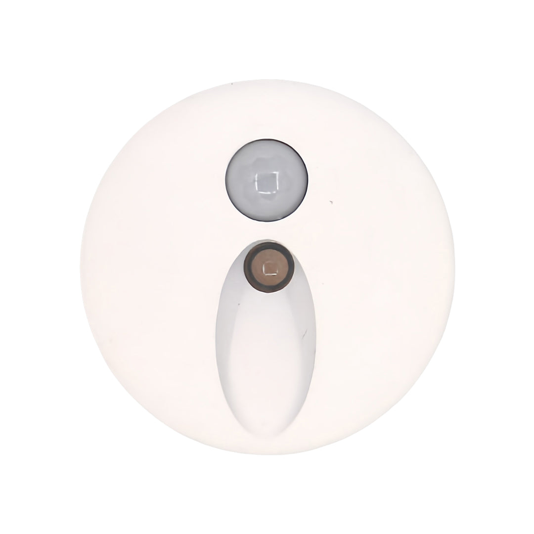 Flush-Mount LED Stair Step Light — Aluminum, 1W 4000K, Infrared Motion Sensor, IP54, Hardwired
