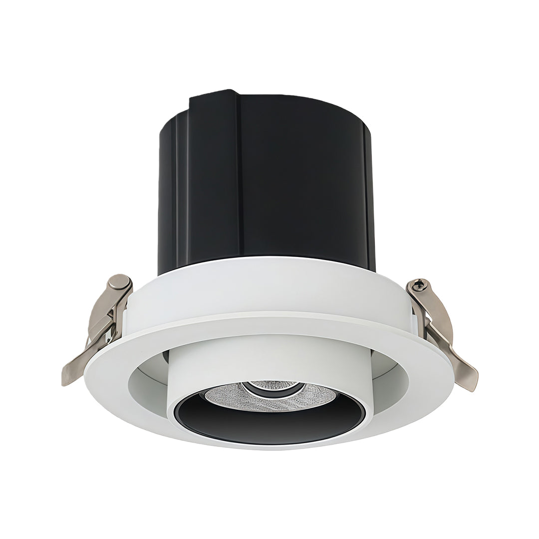 Extendable & Rotatable Recessed LED Spotlight — Aluminum & Acrylic, 12W–35W, Three-Color Dimming, 360° Rotation, Ra90
