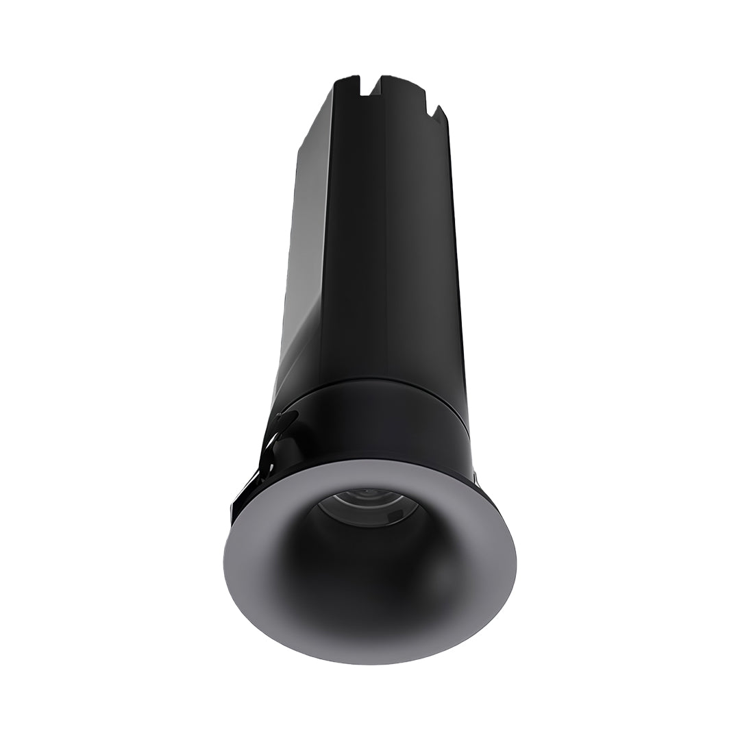 Arc-Shaped Mini LED Recessed Spotlight — Aluminum, Deep Anti-Glare, 15° Beam, 6W–7W, 3000K / 4000K / 6000K