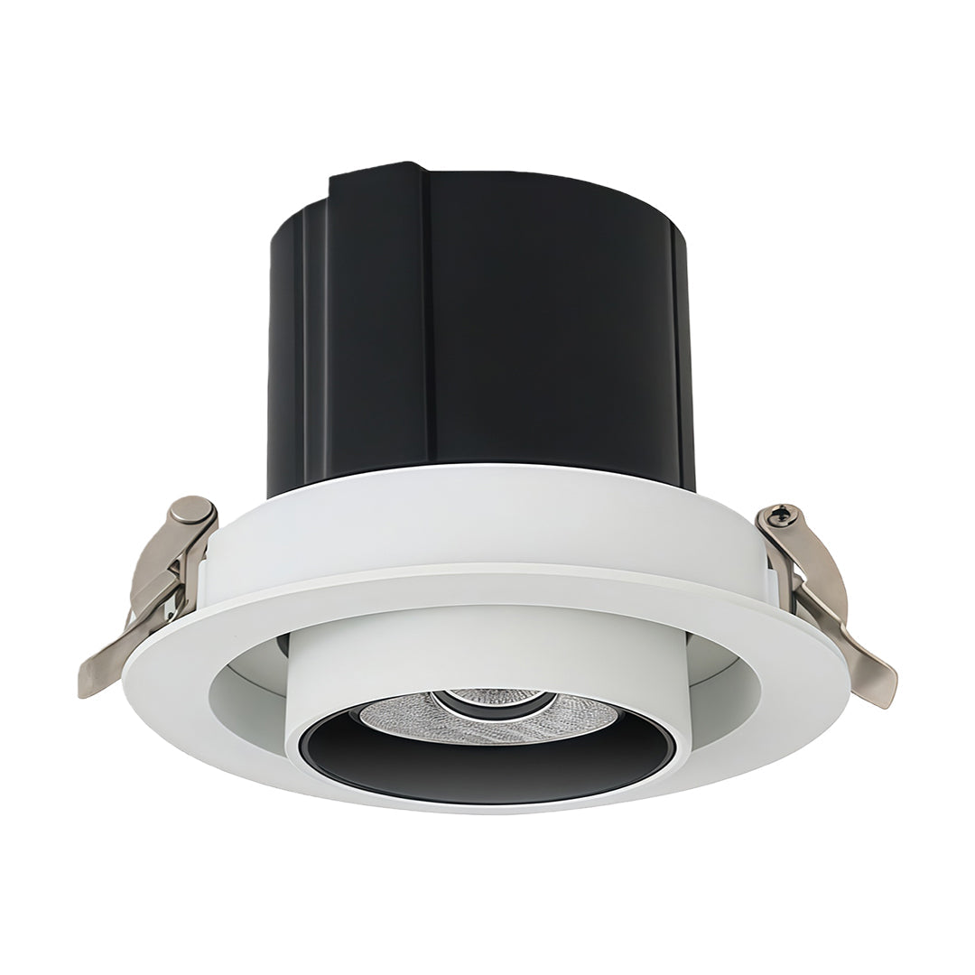 Extendable & Rotatable Recessed LED Spotlight — Aluminum & Acrylic, 12W–35W, Three-Color Dimming, 360° Rotation, Ra90
