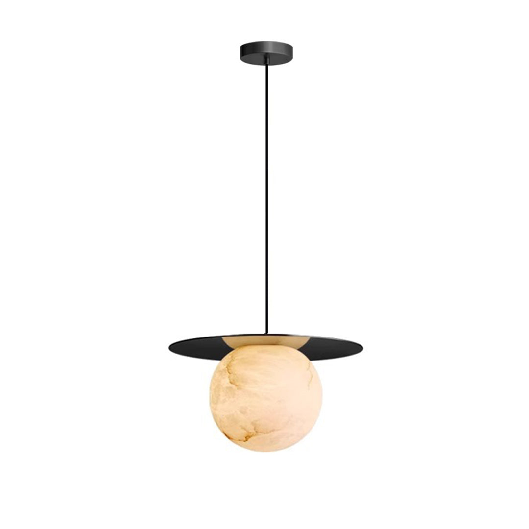Marble Ball Mini Pendant — Full Copper, Natural Marble Shade, 5W G9, 3000K, Gold or Black