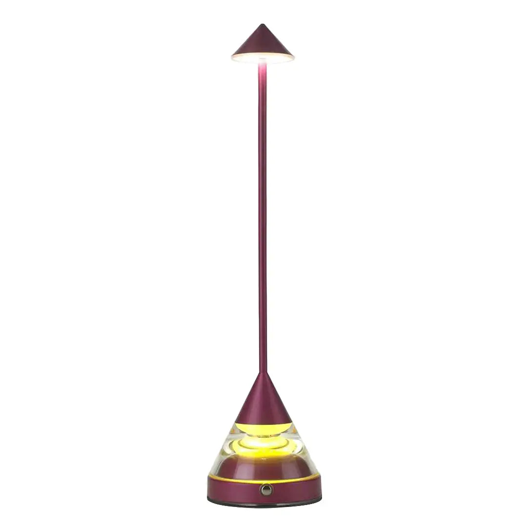 Creative Pointed Aluminum Iron Accent Light - Unique Small Table Lamp Luxe