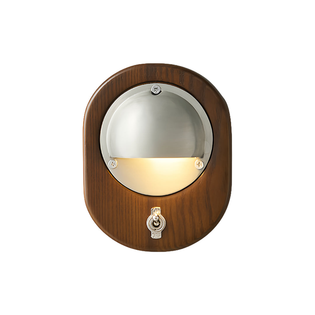 Vintage Brass and White Wax Wood Wall Sconce — Antique Bronze or Silver, G9/G4, 7W Warm White, Hardwired