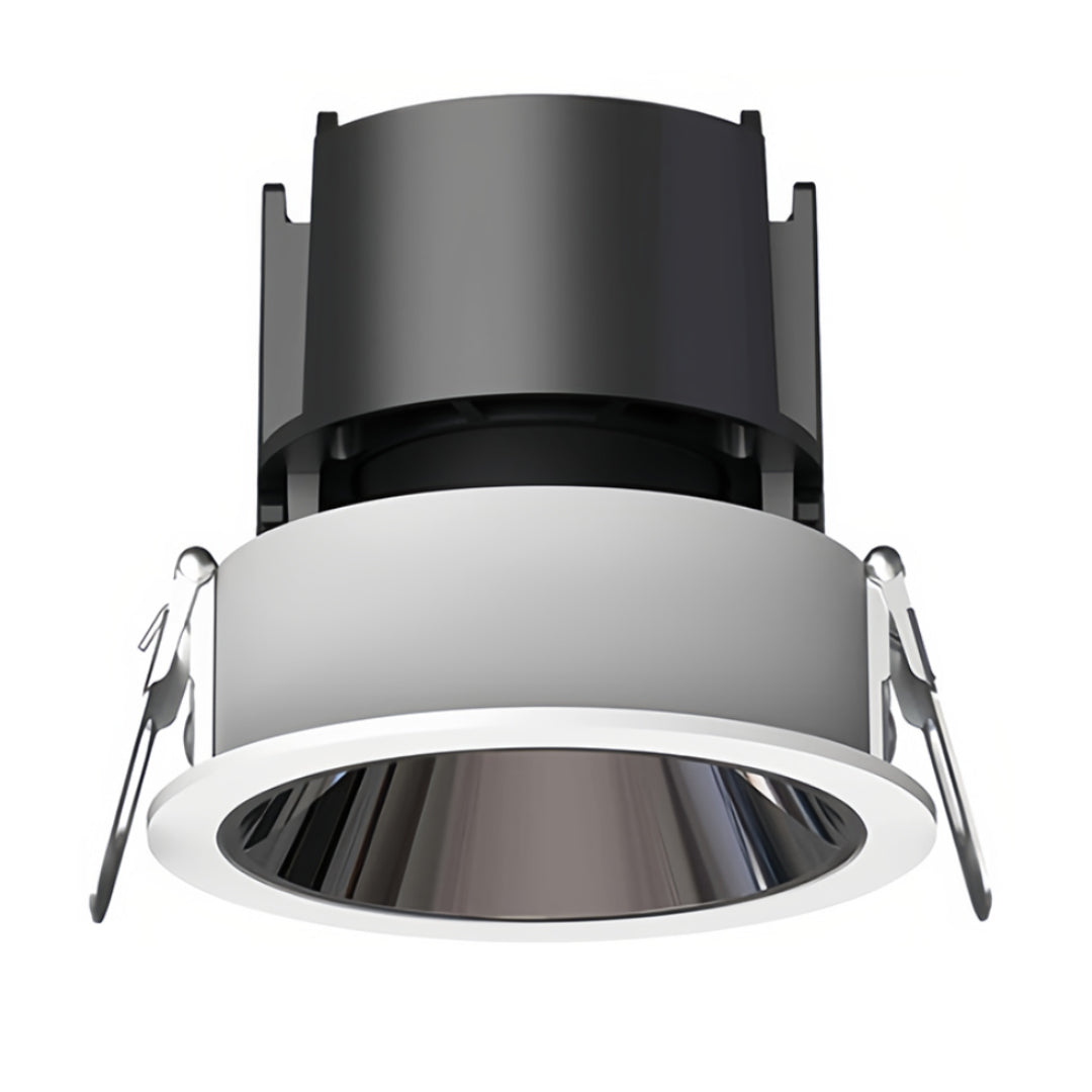 Deep Anti-Glare LED Recessed Spotlight — Aluminum & Acrylic, 9W–18W, 55mm / 75mm / 95mm, 3000K / 4000K / 6000K