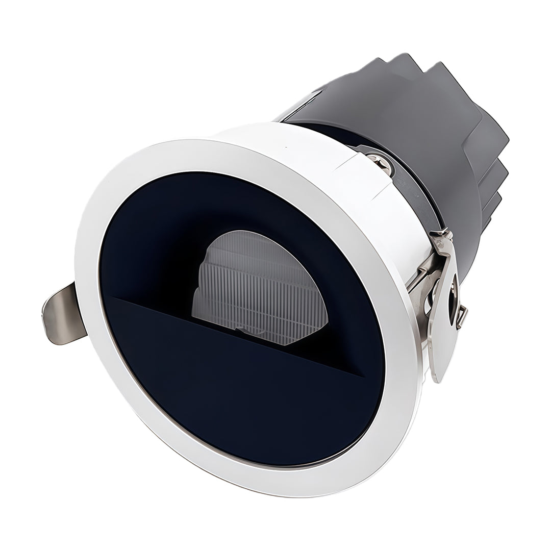 Adjustable Anti-Glare Recessed Spotlight — Aluminum & Acrylic, LED, 7W–20W, 3000K / 4000K / 6000K, 30° Adjustable, Ra90