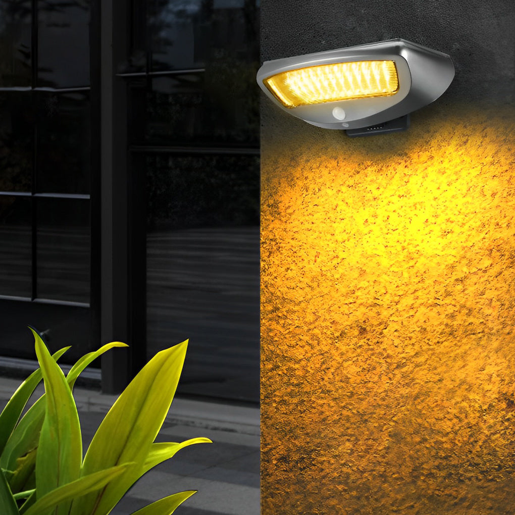 Adjustable 45° Waterproof Solar Outdoor Wall Lamp with Motion Sensor