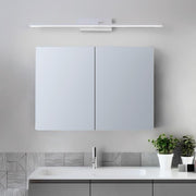Minimalist Linear LED Vanity Light — Aluminum & PMMA, 1-Light, 6000K/3000K, 16" or 31"