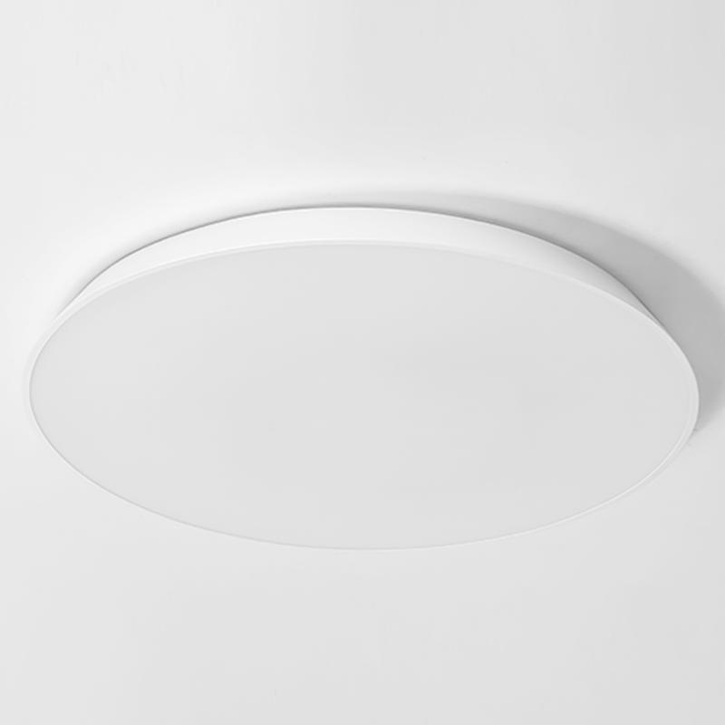 Bowl-Shaped LED Flush Mount — Iron and Acrylic, 17"–24.4", 3000K / 6000K / Dimmable with Remote