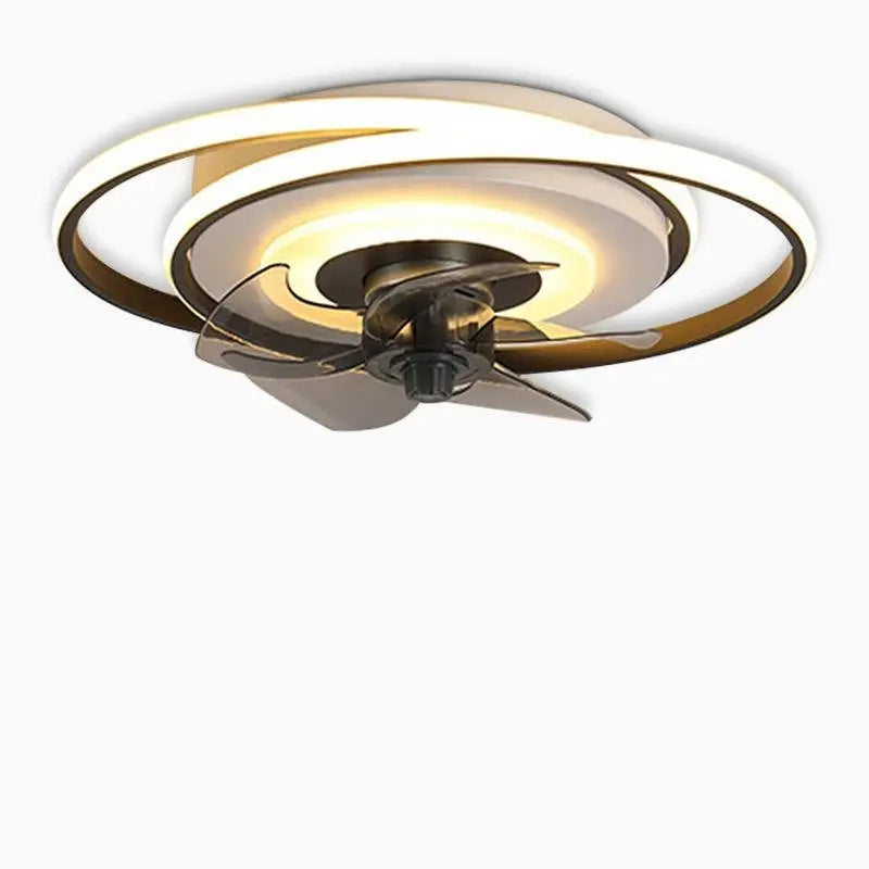 2-Ring Ceiling Fans for Kids with LED Light and Remote Control Luxe