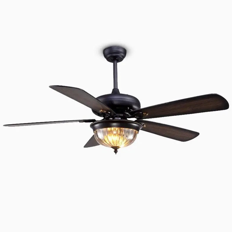 5-Blade Farmhouse Ceiling Fan with Lights and Remote Control for the Bedroom Luxe