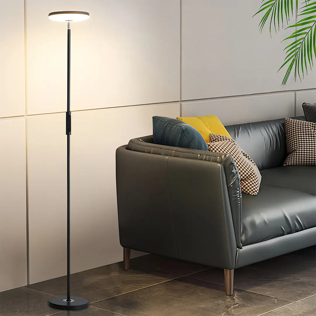Uplight Floor Lamp with Ambient and Downlight for Reading Luxe