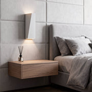 Modern Geometric LED Wall Light Fixture with Up and Down Lighting