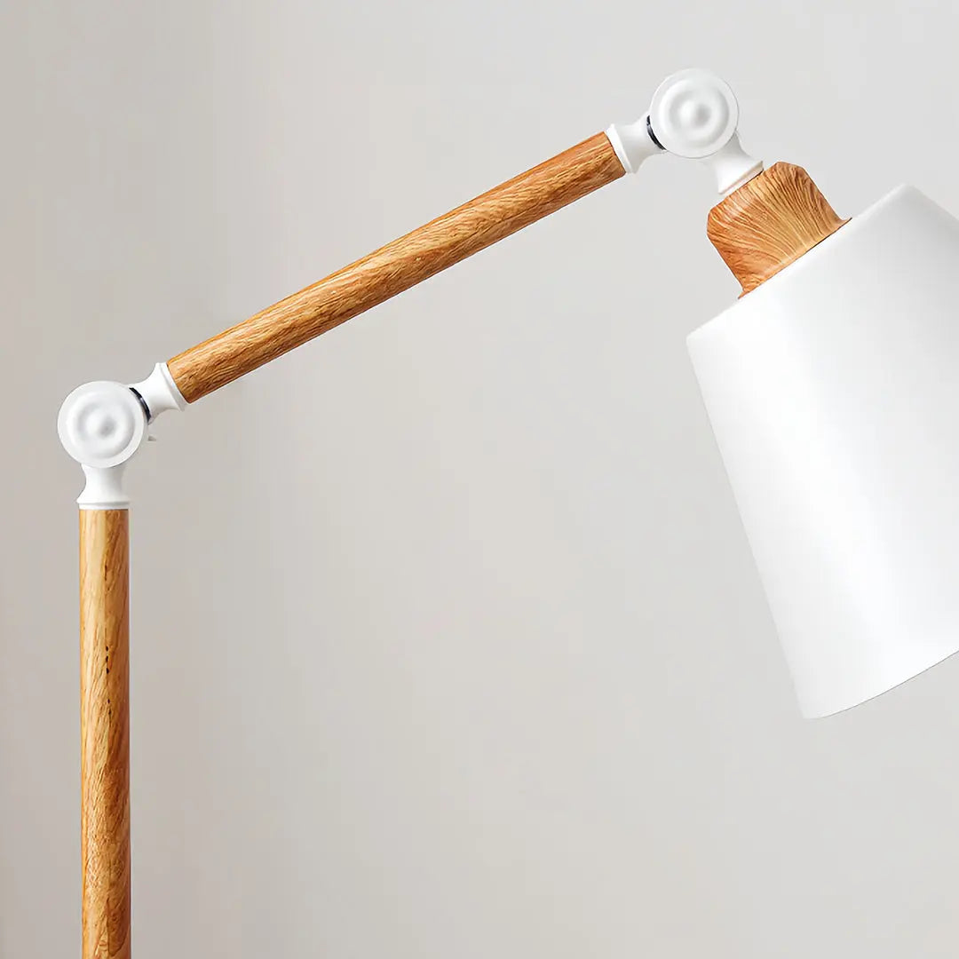 Modern Adjustable Metallic Floor Lamp Luxe