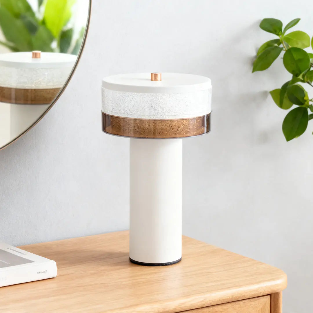 Sleek Nordic Cylindrical Table Lamp - Stylish Decorative Iron Light Luxe