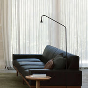 Minimalist LED Floor Lamps in Black and Gold - Perfect for Reading Luxe
