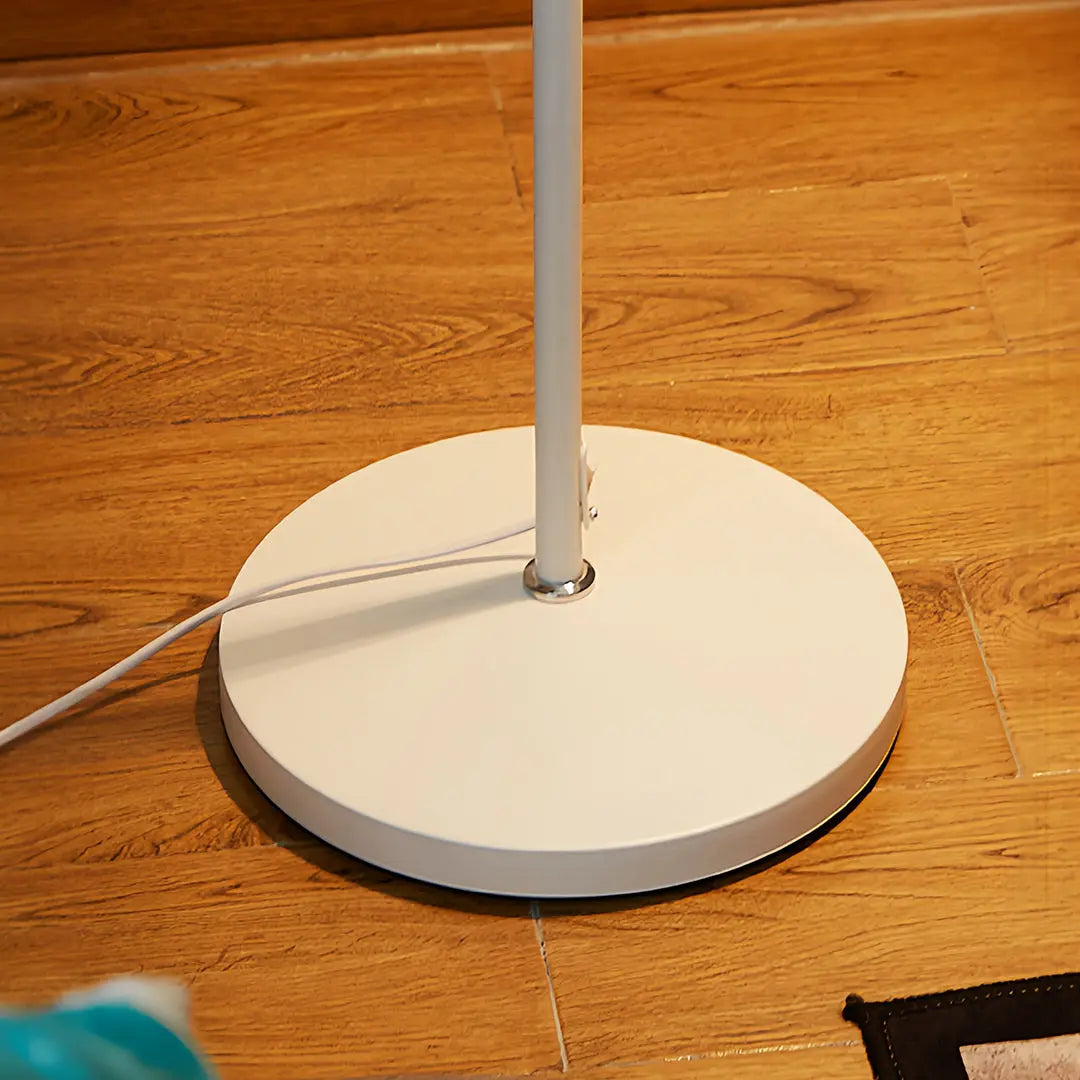 Modern Adjustable Metallic Floor Lamp Luxe