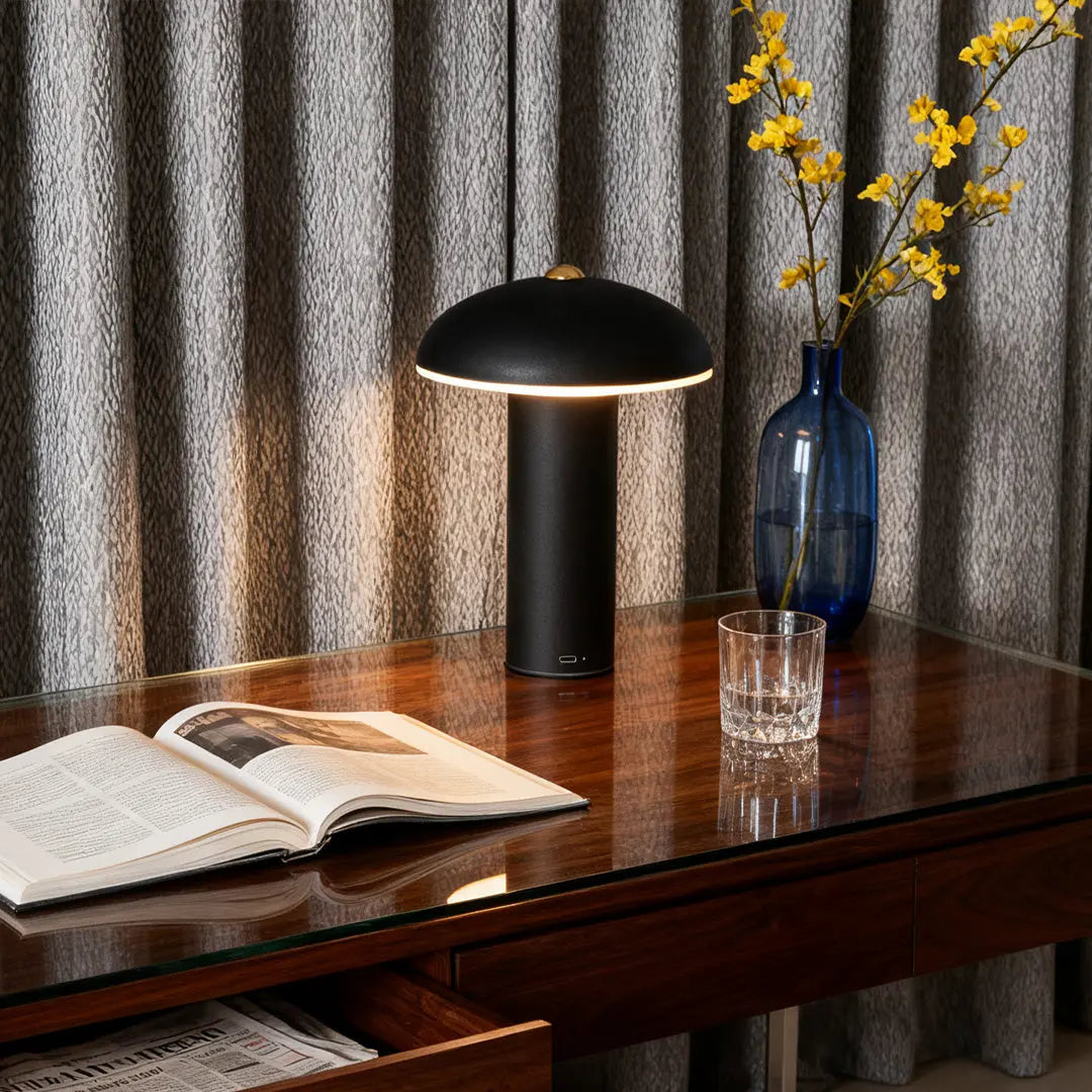 Dimmable LED Table Lamp - Stylish Iron and Acrylic Ambient Light Luxe