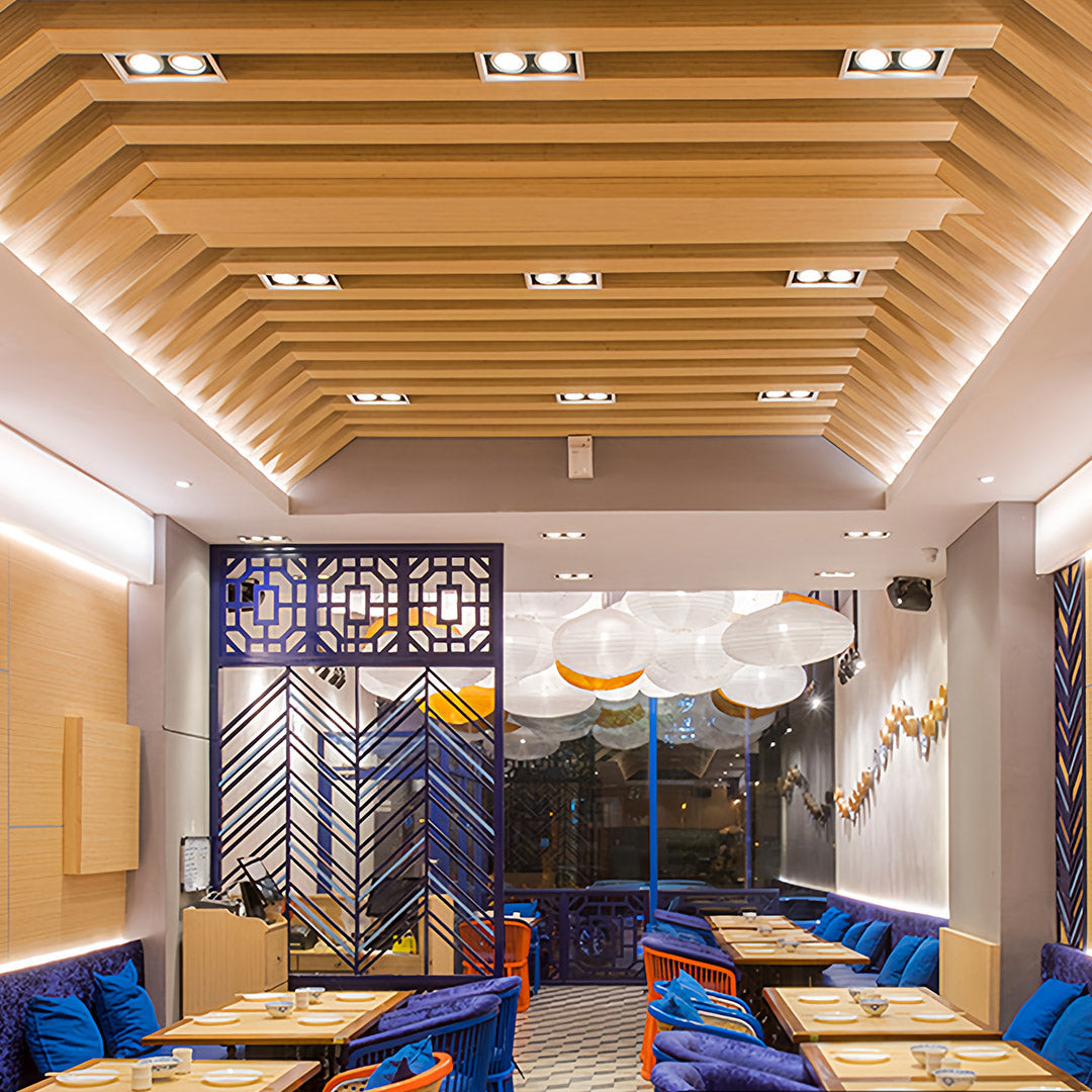 Modern Square Grille Recessed Ceiling Downlights