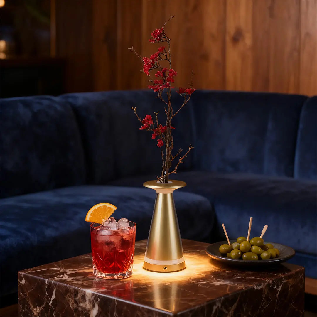 Artistic Table Lamp with Vase Design and Mosquito Repellent Feature Luxe