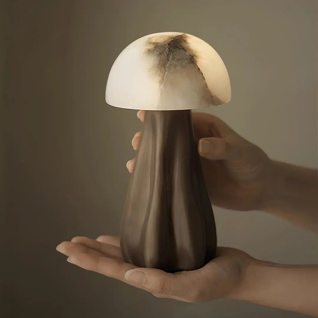 Nordic Resin Table Mushroom Lamp - Unique LED Atmosphere Light Luxe
