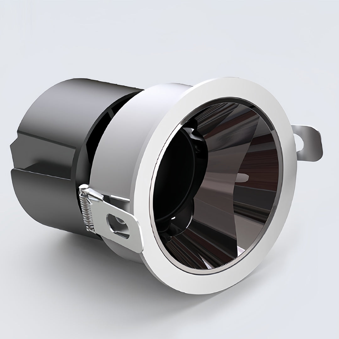 Deep Anti-Glare LED Recessed Spotlight — Aluminum & Acrylic, 9W–18W, 55mm / 75mm / 95mm, 3000K / 4000K / 6000K