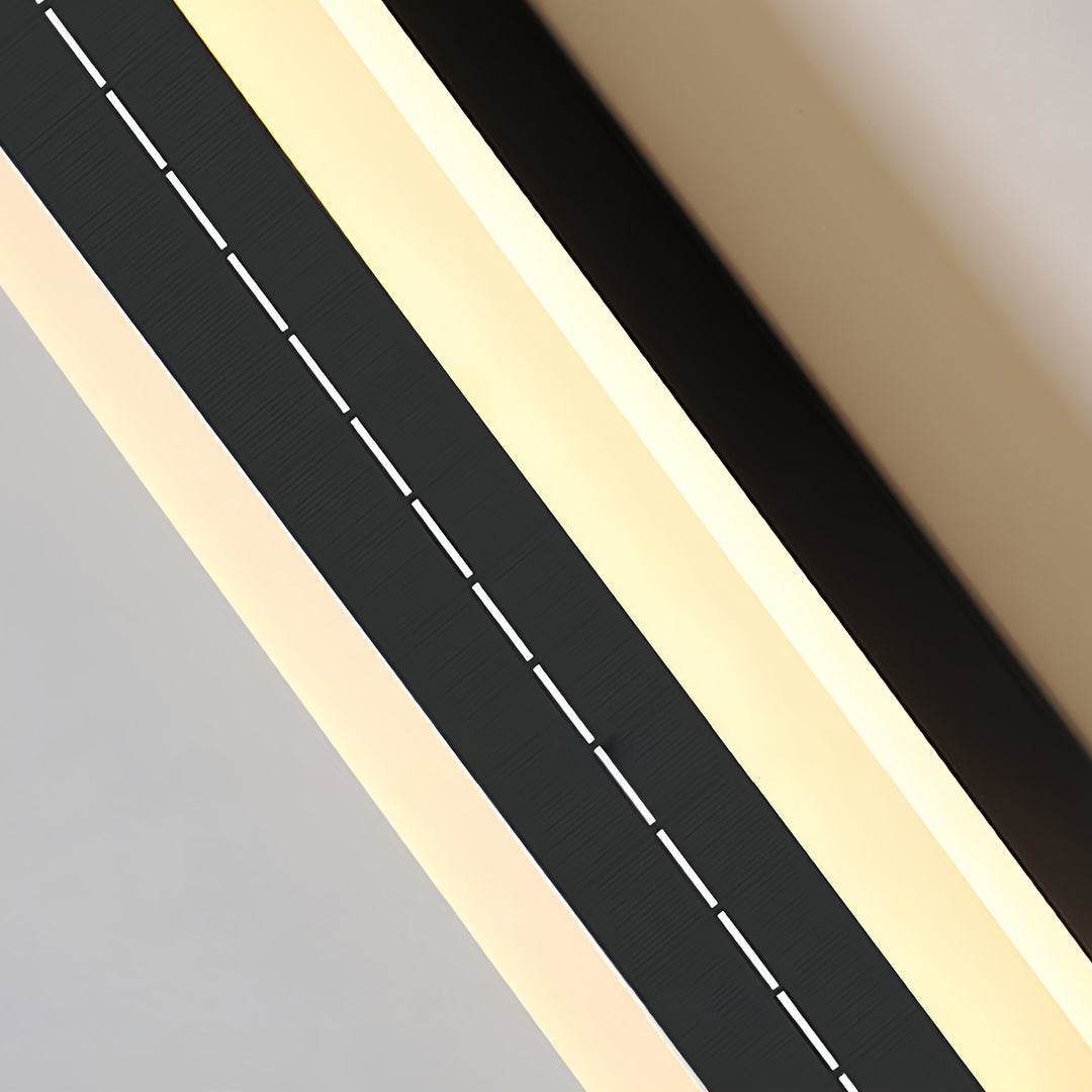 Minimalist Solar Outdoor Linear Wall Light — Black Aluminum, Acrylic, IP65, 30cm–120cm, 3000K / 4000K / 6000K, 16-Hour Runtime