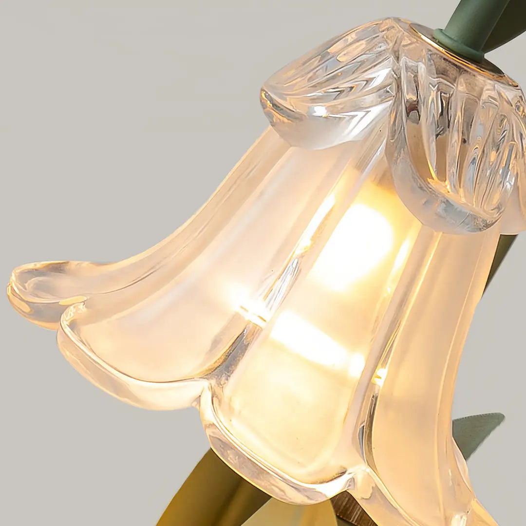 Elegant Night Light: Fireless Scented Flower Melt Table Lamp Luxe