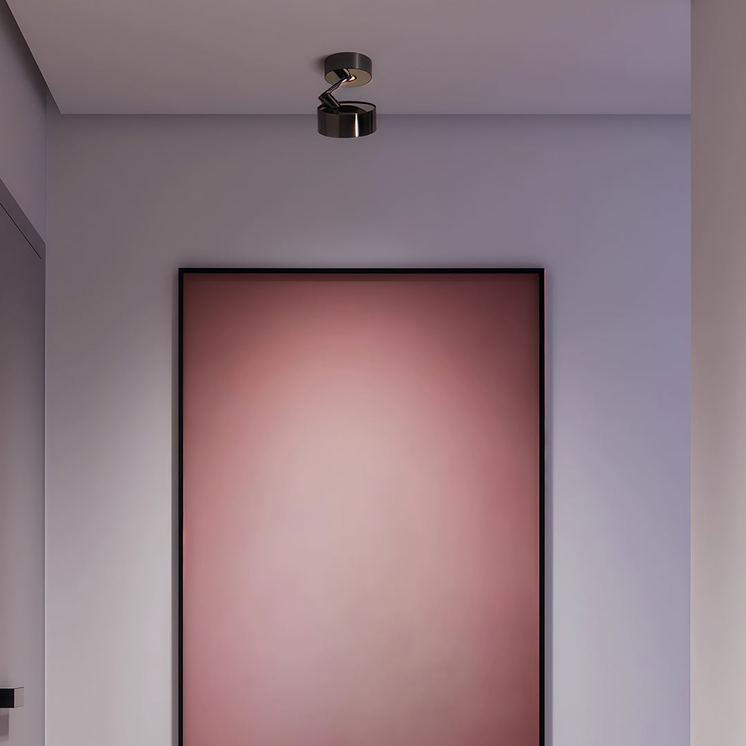 Adjustable LED Surface-Mount Spotlight — Aluminum & Acrylic, 10W, 350° Rotation, Ra98, 3000K / 4000K / 6000K, Black or White