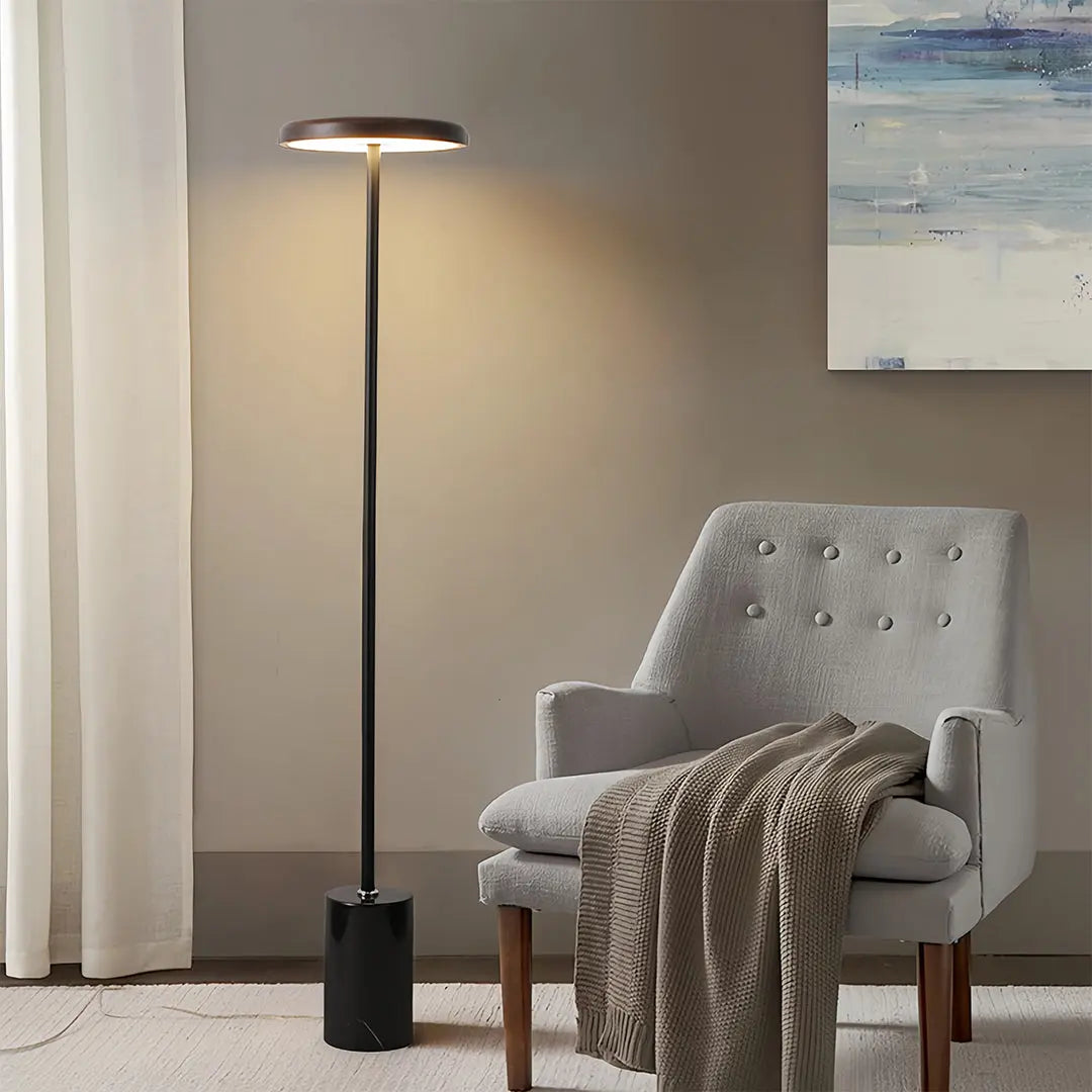 Modern Dimmable LED Minimalist Standing Uplight Floor Lamp Luxe