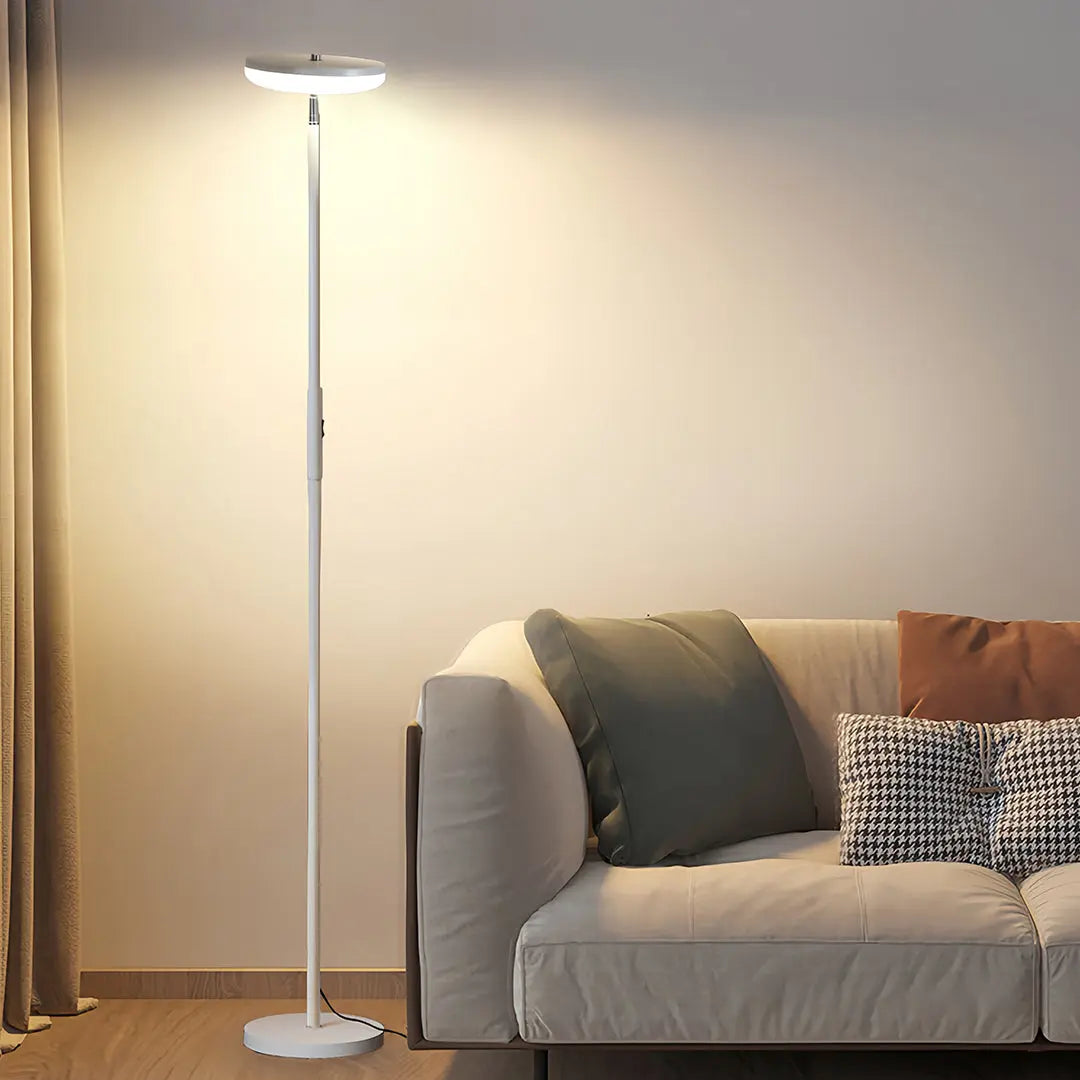 Uplight Floor Lamp with Ambient and Downlight for Reading Luxe
