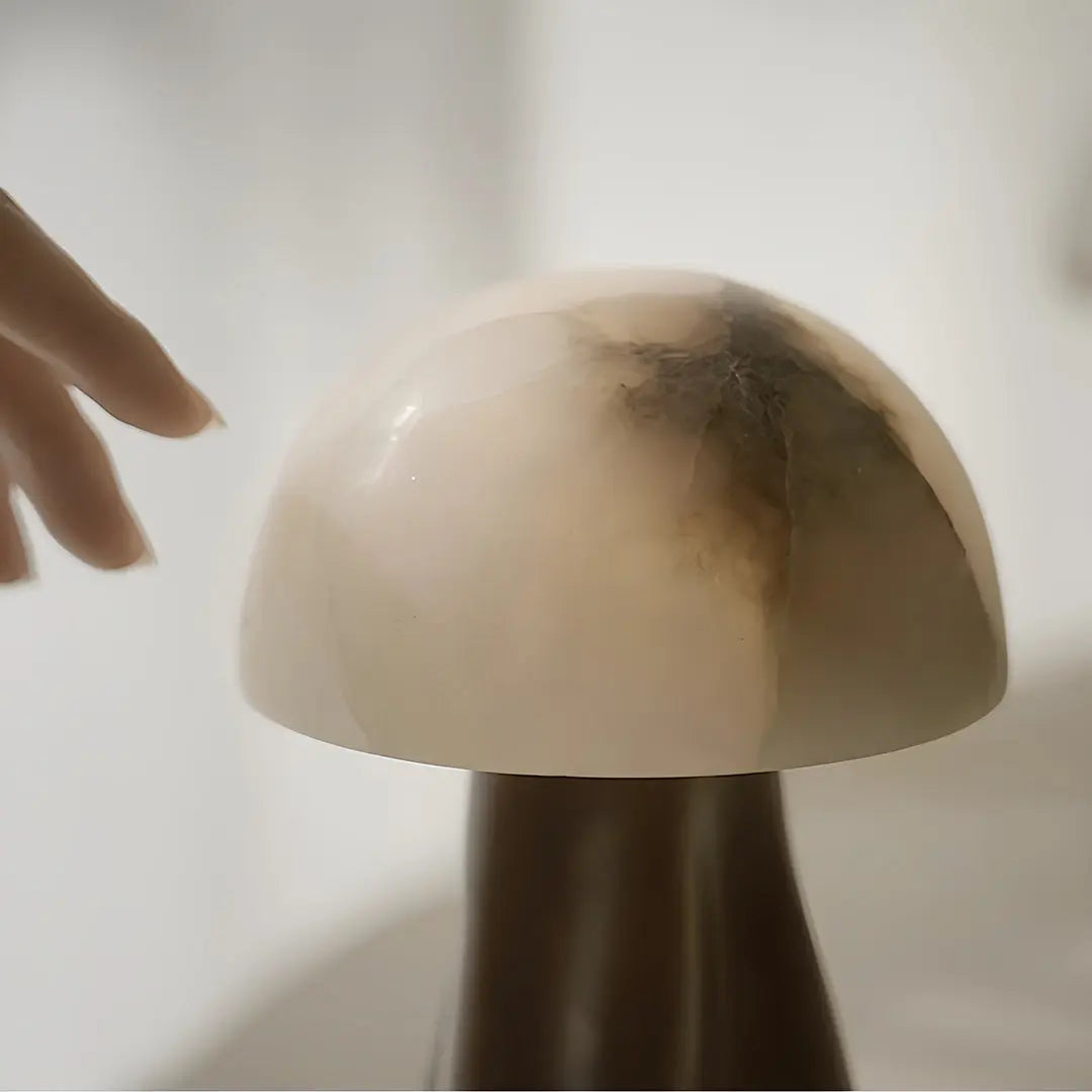 Nordic Resin Table Mushroom Lamp - Unique LED Atmosphere Light Luxe