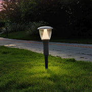 Modern Minimalist LED Garden Stake Path Light — Die-Cast Aluminum, Matte Black, 8W, 3000K, IP65 Weatherproof