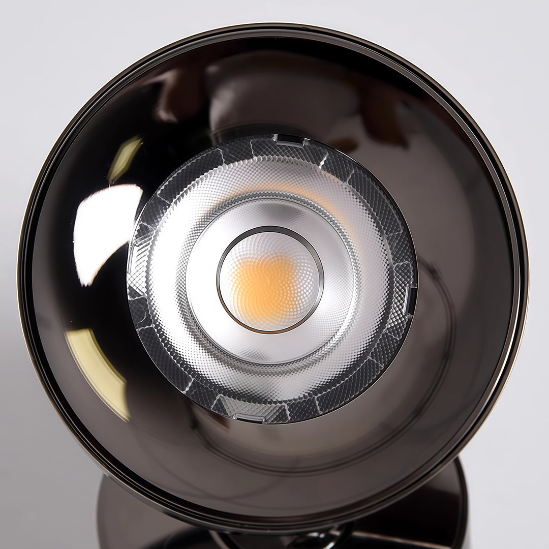 Adjustable LED Surface-Mount Spotlight — Aluminum & Acrylic, 10W, 350° Rotation, Ra98, 3000K / 4000K / 6000K, Black or White