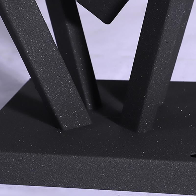 Geometric Pyramid Outdoor Pillar Light — Black Aluminum, Integrated LED, 3200K, IP54, 6W / 8W
