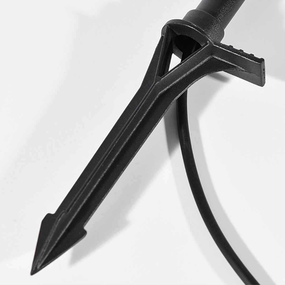 Minimalist Outdoor LED Path Light — Black Aluminum, Acrylic Dome, 10W, IP65 Weatherproof
