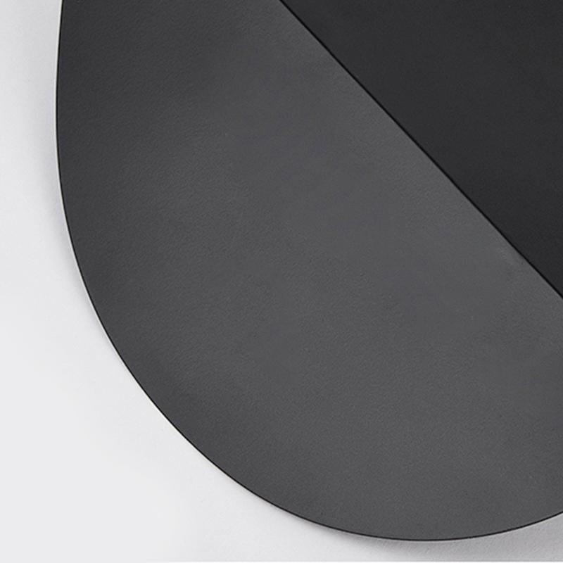 modern leaf shaped wall sconces in soft warm white