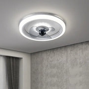 Modern Round LED Ceiling Fan Light with Remote Control Luxe