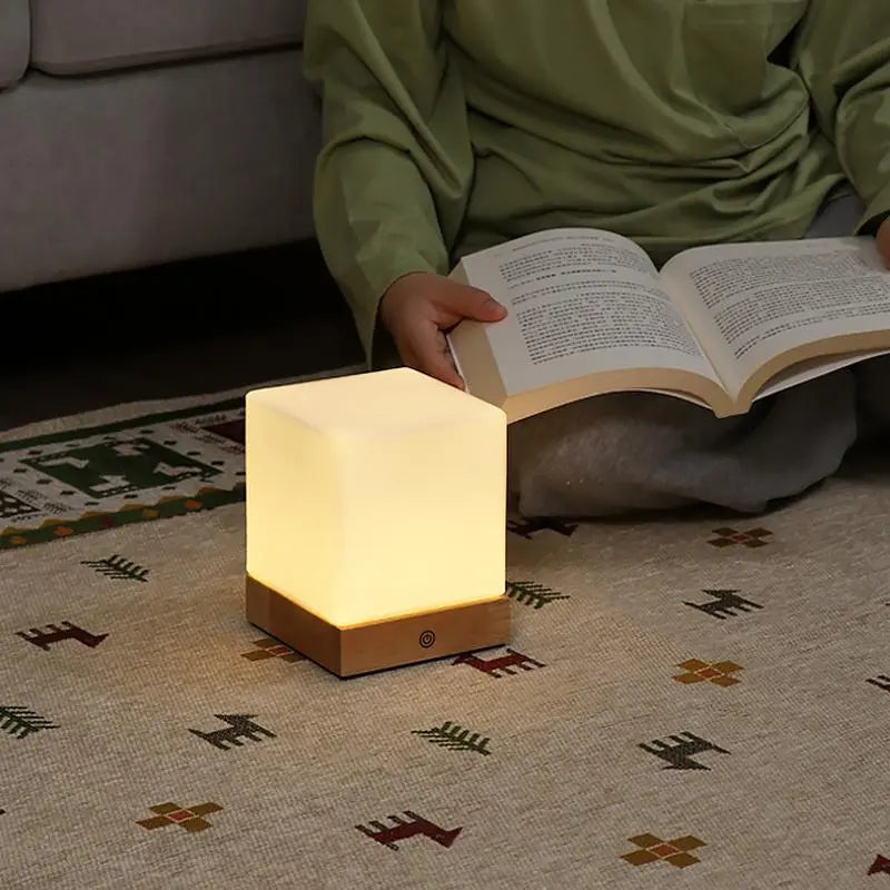 Ambient Lighting Mini Cube LED Table Lamp Luxe