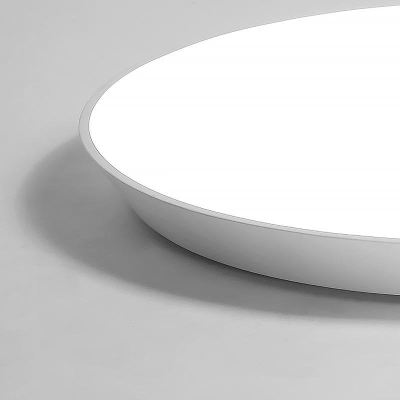 Bowl-Shaped LED Flush Mount — Iron and Acrylic, 17"–24.4", 3000K / 6000K / Dimmable with Remote