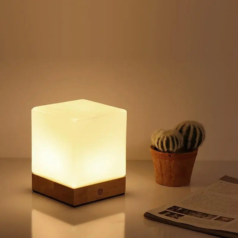 Ambient Lighting Mini Cube LED Table Lamp Luxe