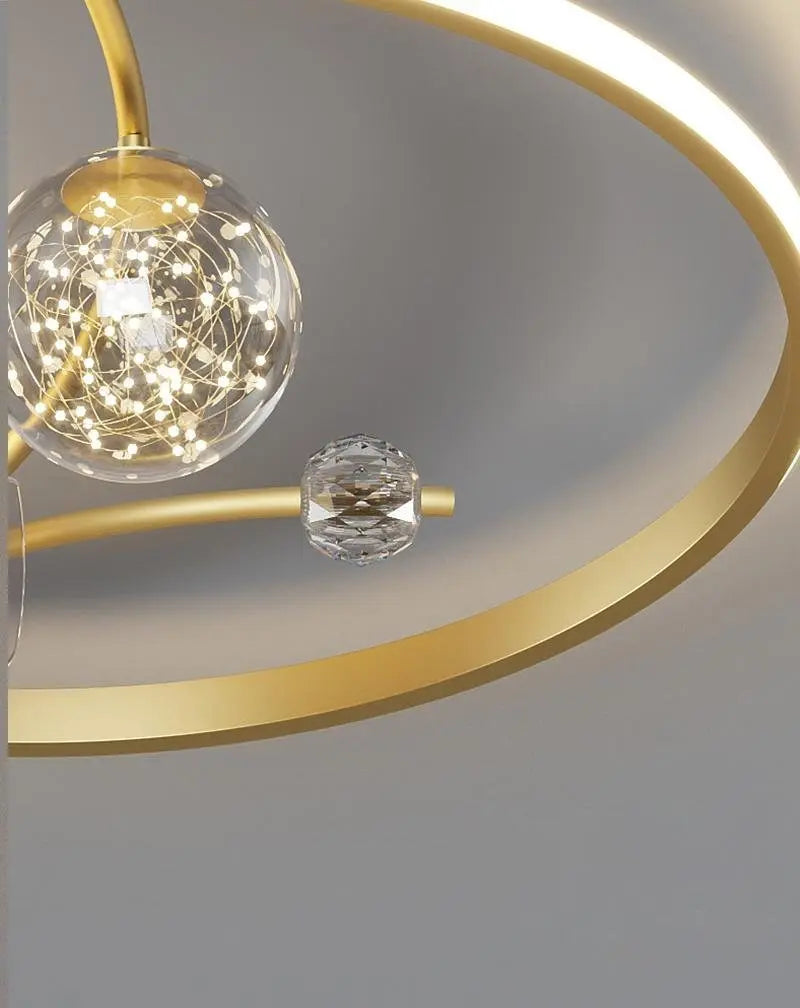 Remote-Controlled Round Flush Mount Ceiling Fans with LED Lights for Kids' Rooms Luxe